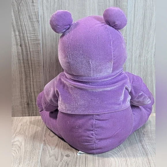 DISNEY Sweet Lilac Winnie The Pooh Purple Plush Stuffed Animal Bear Velvety - Picture 5 of 10